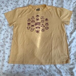Animal Crossing Shirt, Yellow, Large